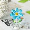 Brightly Crystal Sun Flowers Figurine Display, Dazzlings Reflection Sun Flowers Statues for Unique Home Decorations