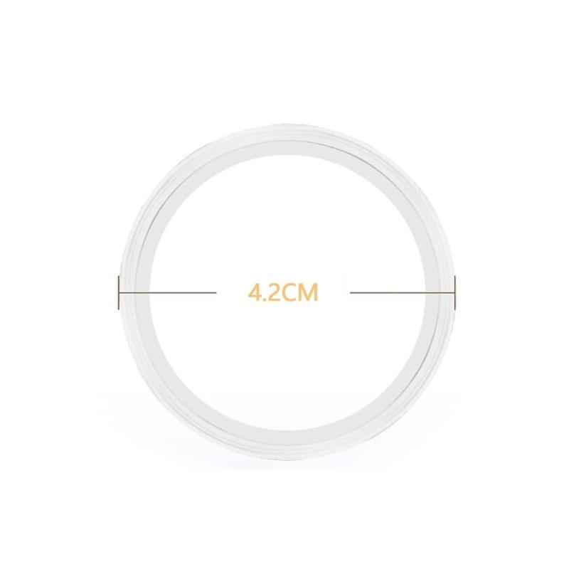 20Pieces Multifunctional Coffee Machine Filter Cup Sealing Gasket Heat Resistant Silicone Texture with Convenient Hook