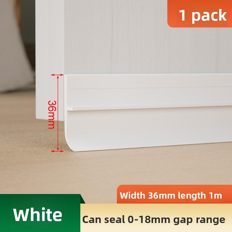 Self-Adhesive Door Bottom Sealing Strip Weather Insulation and Noise Reduction Modern PVC Draft Stopper for Home Use