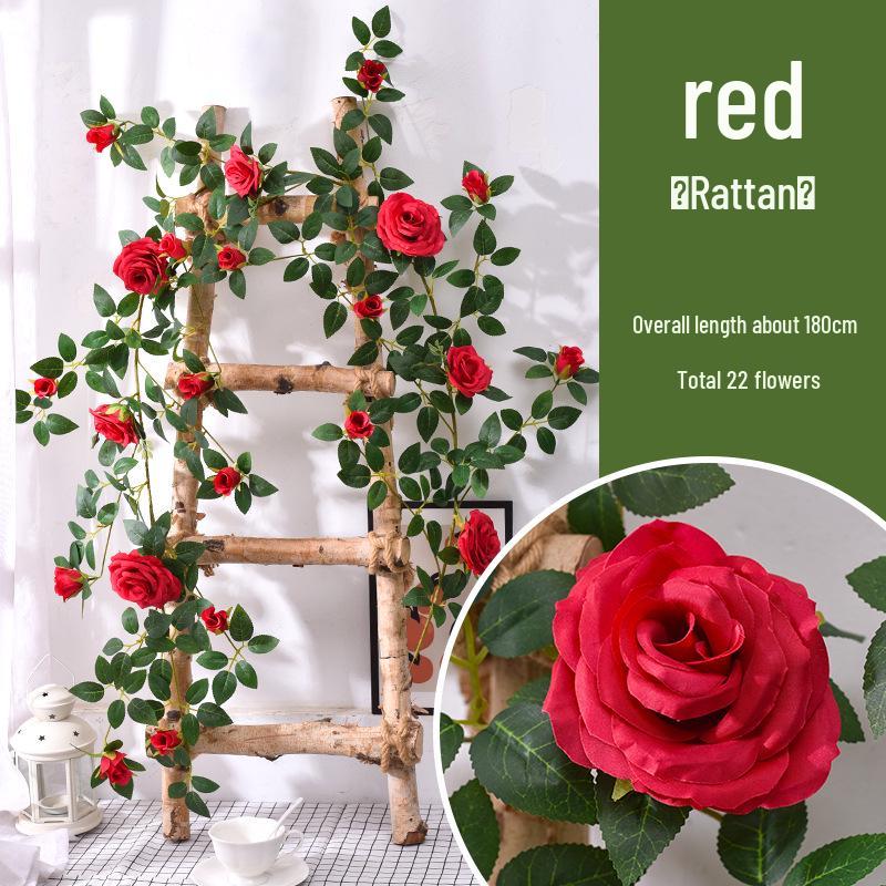 Simulierte Rosenblumenranke zur Wanddekoration & Landschaftsgestaltung