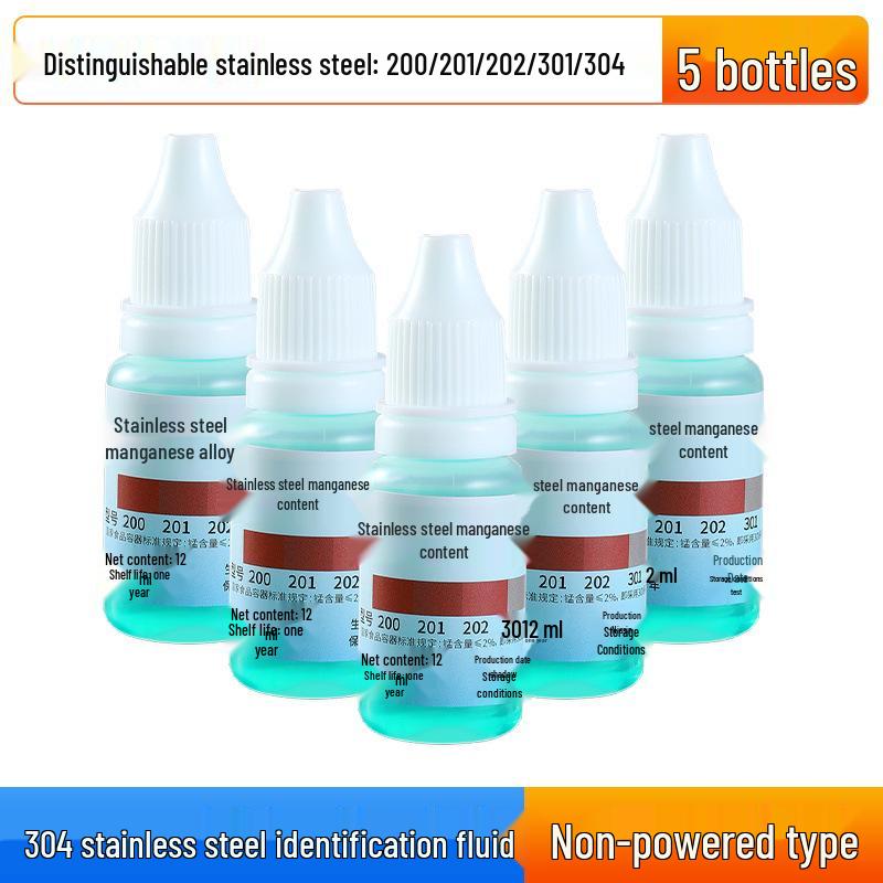 Reactiv de detectare a manganului din oțel inoxidabil 304/316 Soluție de testare