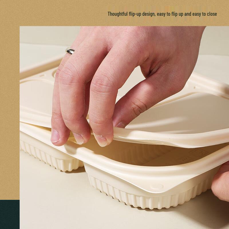 Disposable Corn Starch Paper Meal Boxes