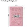Cartoon Student Password Diary with Lock – Thick Stationery Notebook Planner