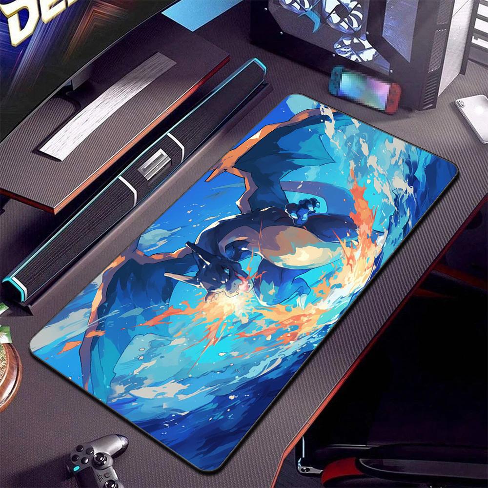 Mouse Pad Large Gaming Accessories Computer Gamer Keyboard Pad P-Pokemon Laptop Desk Mouse Mat XXL Rubber Non-slip Base Mousepad
