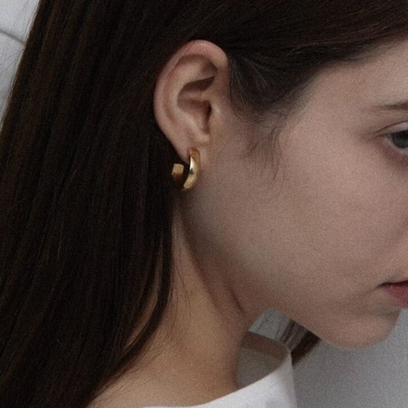 Salted Type Ring Earring