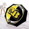 BSC Young Boys pattern, automatic folding umbrella, portable and foldable design, 8 ribs, a Christmas or birthday gift.