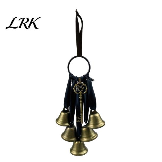 Poignée de porte légère Carillon Clochettes de sorcière pour protection de bouton, Suspendu fait main Accroche métallique au son doux, Cloche décorative vintage Boho Maison