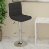 Day and Night - Day and Night Black Fabric Kitchen Stool