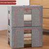 Large Capacity Cotton and Linen Fabric Storage Box for Clothes and Toys