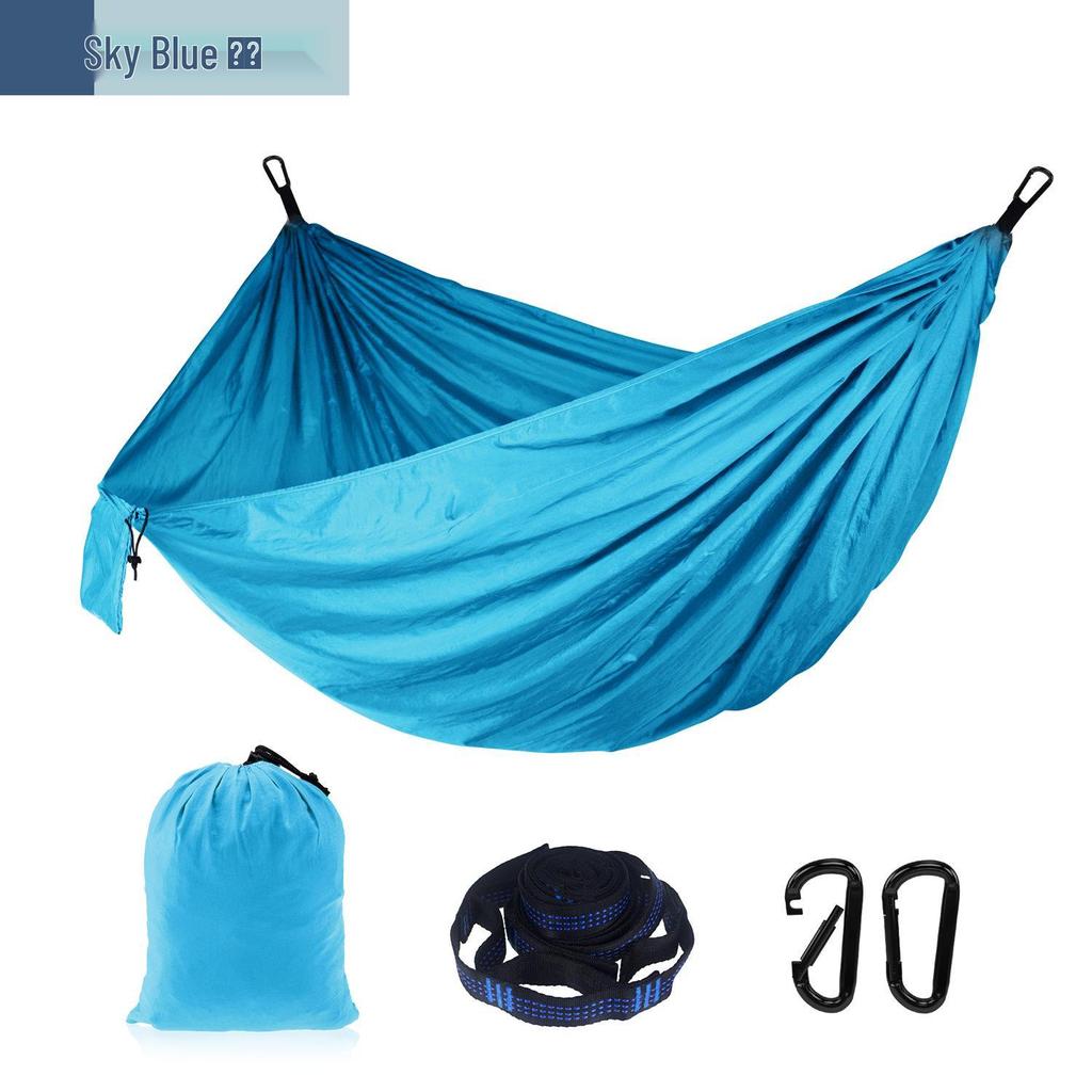 Adjustable Straps Nylon Hammock - High-End Single/Double Outdoor Use
