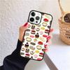Chocolate Cakes Eclairs Sweet Phone Case for iPhone 17 Air 16 PRO MAX 15 14 PLUS 12 11 13 Back Cover Fundas Coque