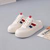 Korean version of the new summer half-tray white shoes for women's ins breathable student height-increasing casual shoes for women's street shooting