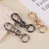 2 st Metall Fjäder Snäpphakar Klämma Bilnycklar Nyckelring Trigger Fjäder Vridbara Spännen För Väskor Nycklar
