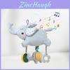 Baby Elephant Rattle Toy With Soft Plush Material For Newborns And Toddler Development
