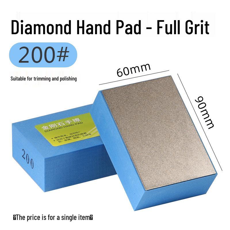 Diamond Hand Sanding Pad for Glass and Tile Edging