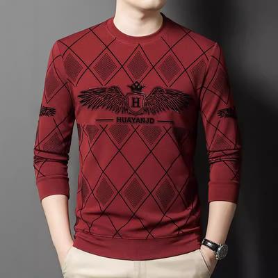 Long Sleeve Hoodie Autumn Middle-Aged & Young Men'S Versatile Casual T-Shirt