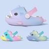 CRACOMIN Lovely Kids Shark Slippers Fashion Baby Cartoon Slippers Girls Boys Home Non-slip Sandals Children Outdoor Beach Slides