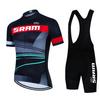 2026 SRAM Cycling Jersey Set Summer Cycling Clothing MTB Bike Clothes Uniform Maillot Ropa Ciclismo Man Cycling Bicycle Suit