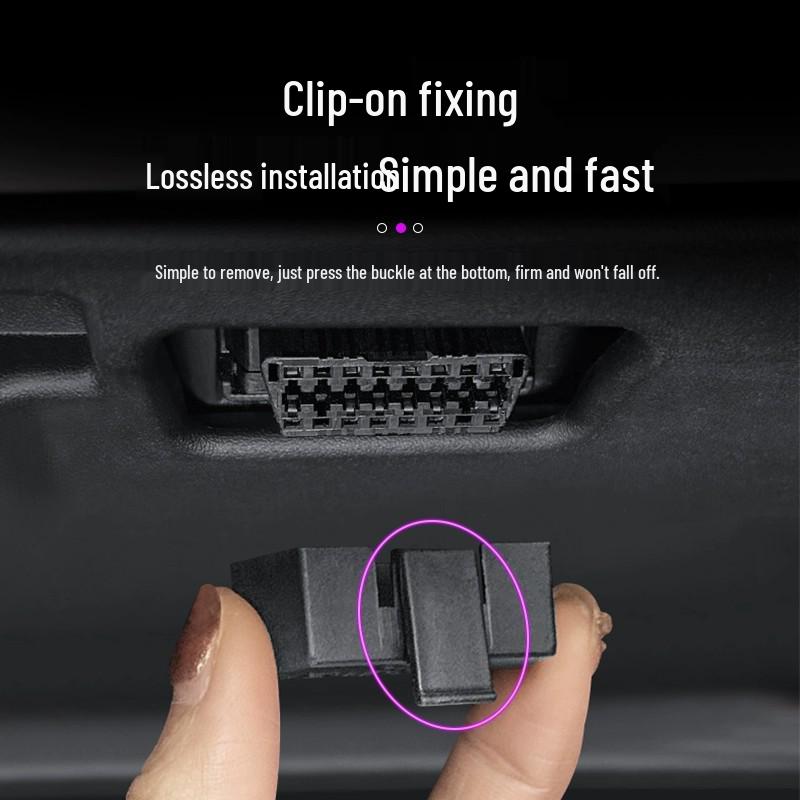 Housse de protection anti-poussière pour interface OBD et de diagnostic de voiture SU7/YU7