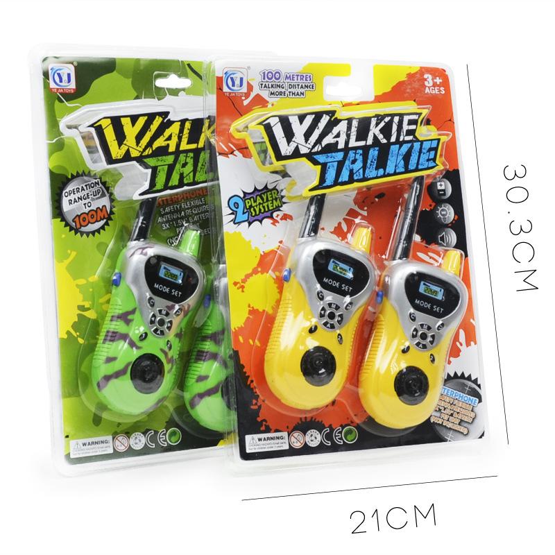 Children'S Mini Walkie-Talkie Toys 2 Packs, Wireless Call Parent-Child Interactive Outdoor Toys
