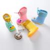 All Season Children Rain Boots Detachable Keep Warm Liner 1 To 6 Years Cartoon Animal Boy Girl Water Shoes Splashing Shoe F07291