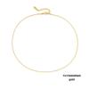 eManco Titanium Steel Round Chain Necklace - Simple European/American Style for Women and Couples, Long Snake Bone Chain, Clavicle Design.