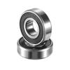 Motoforti 4 Pcs 6203-2RS 17x40x12mm Double Rubber Sealed Single Row Deep Groove Ball Bearings Silver Tone