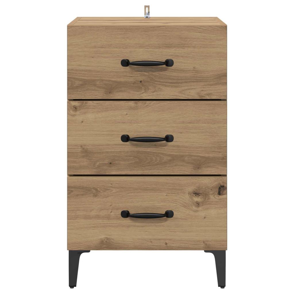 Nightstand Artisan Oak 40 x 40.5 x 66 cm Particleboard