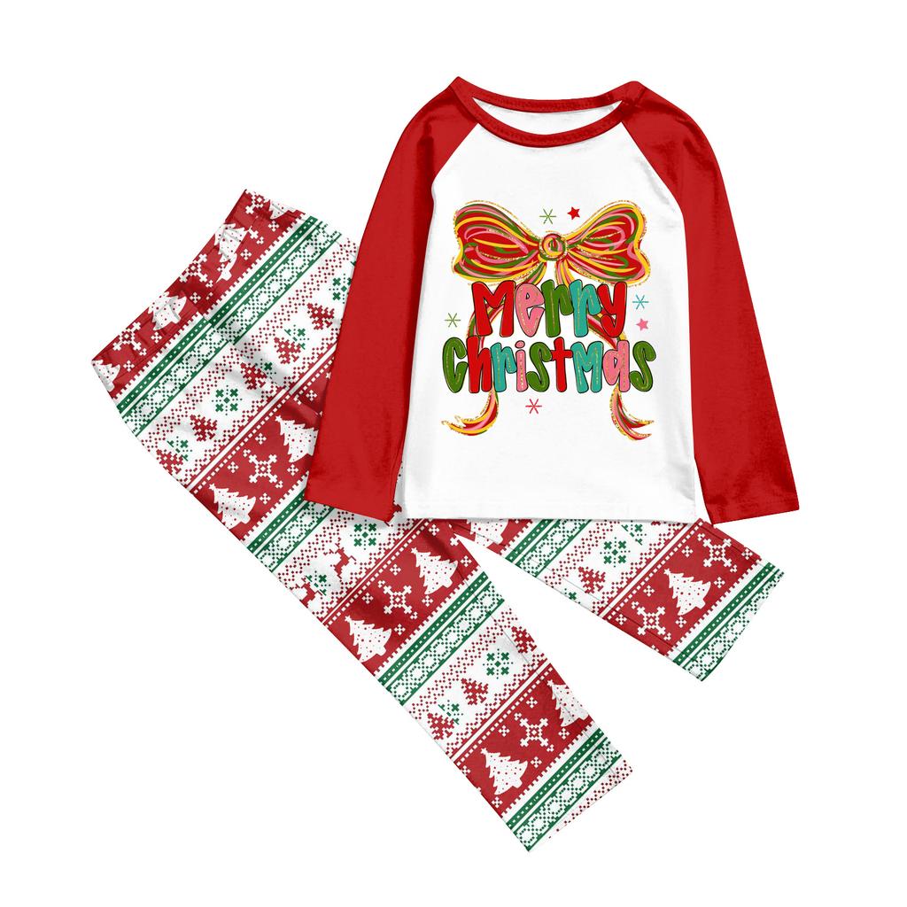 Family Matching Sets Pajamas, Loungewear Outfits,Family Matching Long Sleeve Tops+Pants Set