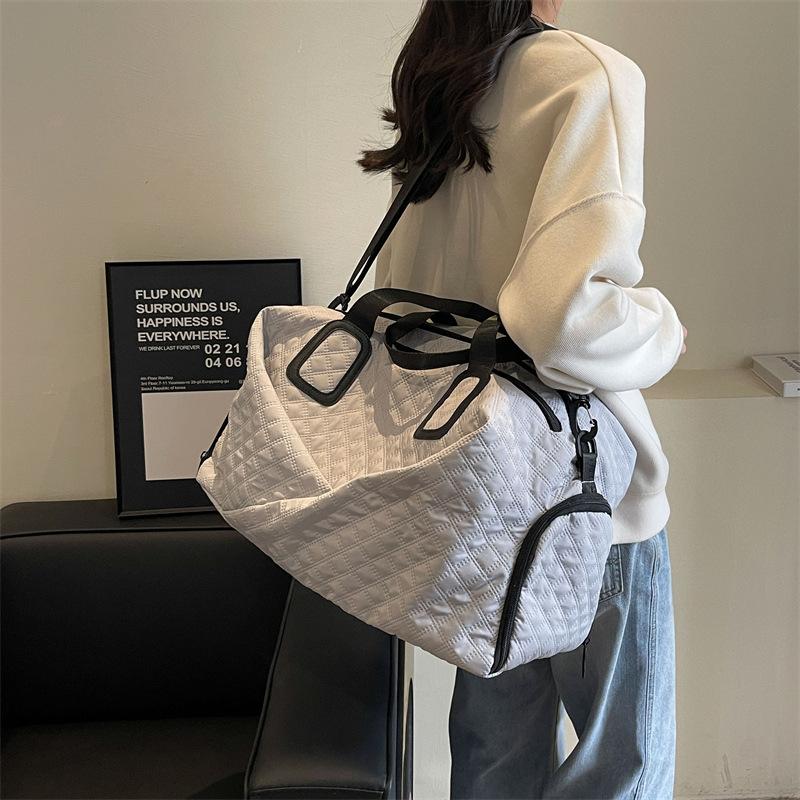 Fashion Contrasting Color Casual Shoe Sash Large Capacity Travel Package Dry Wet Separation Sports Yoga Package