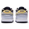 Nike Dunk Low Slip Resistant Abrasion Resistant Low top Skateboard Shoes GS Blue Gray Yellow CW1590-100(TeamM-S-BOX)