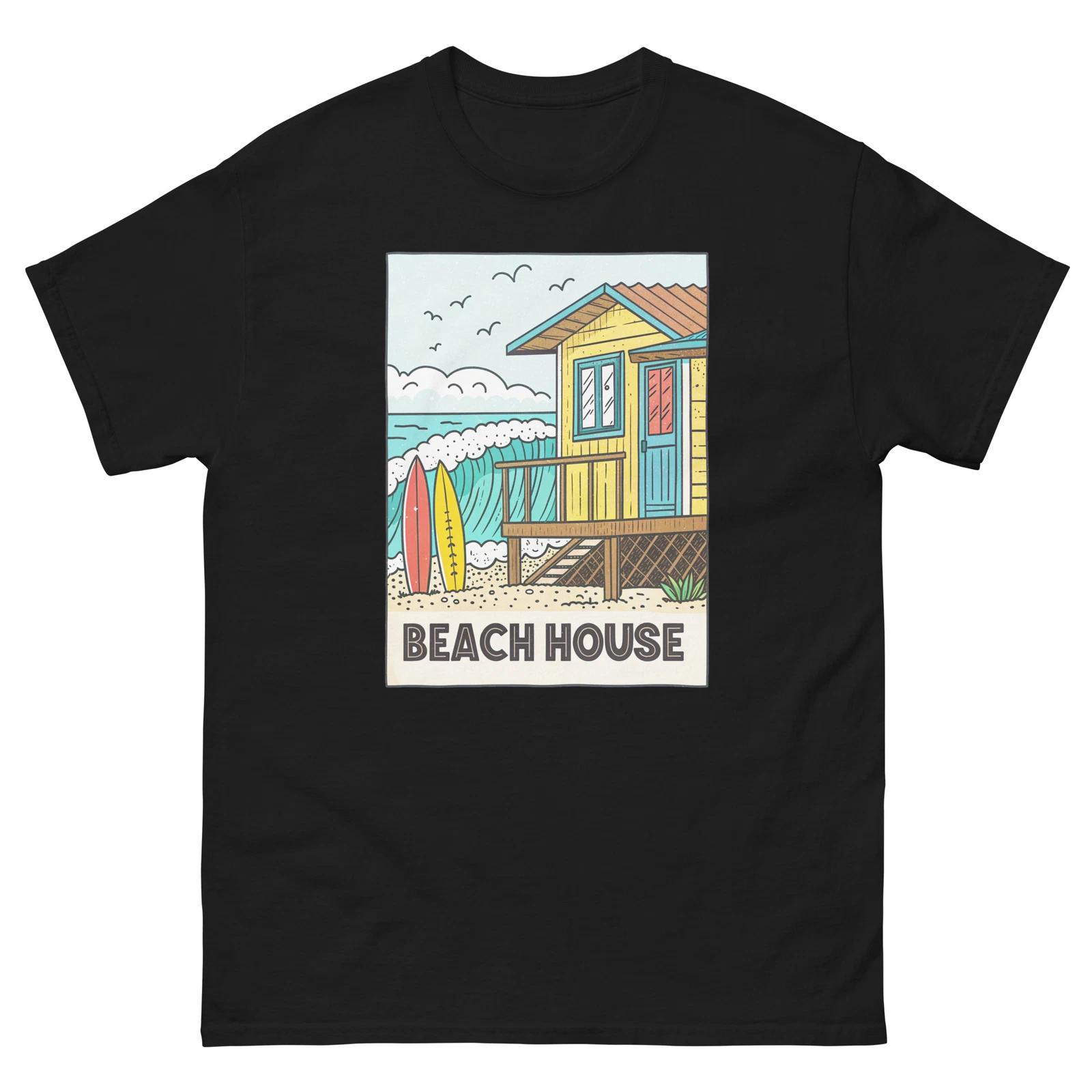 Beach House Everyday Location Building Place T-Shirt 2XL