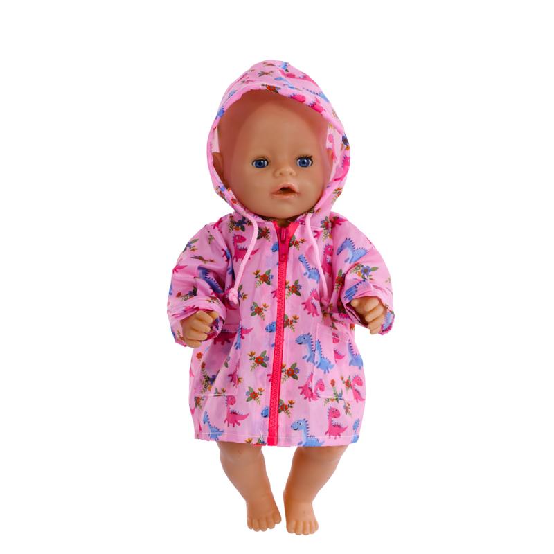 

Одежда для кукол 43 см Baby Born Наряды Плащ Гуманоид 17 дюймов Аксессуары для кукол Костюм Водонепроницаемая одежда Носить Подарок на фестиваль