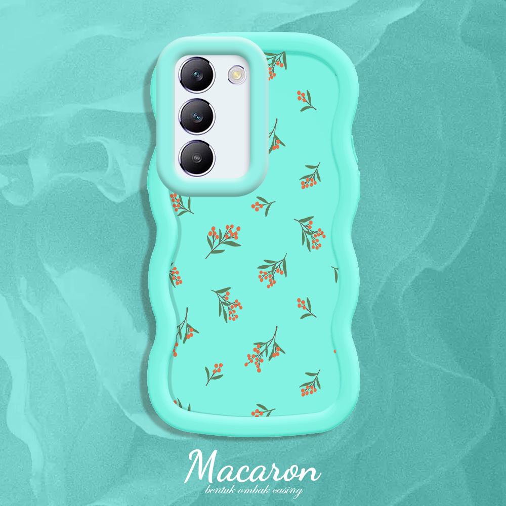 

Окрашенный узор Big Wave Edge Мягкий силиконовый материал Macaron чехол для телефона противоударный защитный резиновый чехол для OnePlus Vivo Motorola Moto Motorola Moto G84