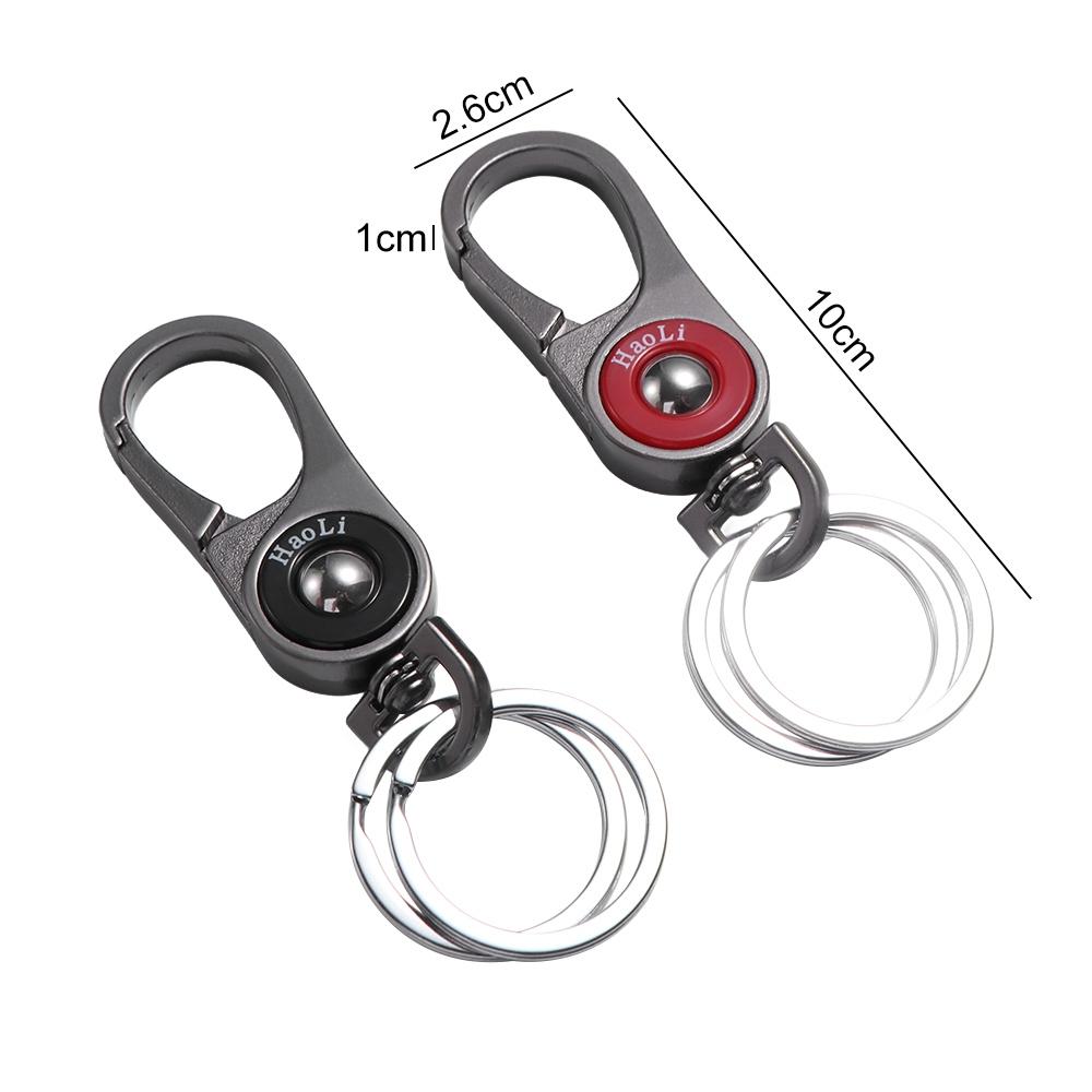 Zinc Zinc Zinc Alloy Titanium Car Keychain Business Style Titanium Keyring  Couple Gift