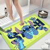 1pc Stitch Cartoon Carpet, 100% Polyester, Non-slip, Machine Washable, Waterproof, Outdoor Yard and Garden Decor, Home and Bedroom Decorative