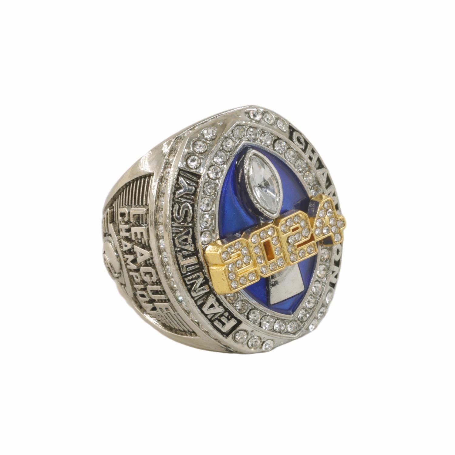 Овальное чемпионское кольцо FFL Fantasy Football 2024 Size 13