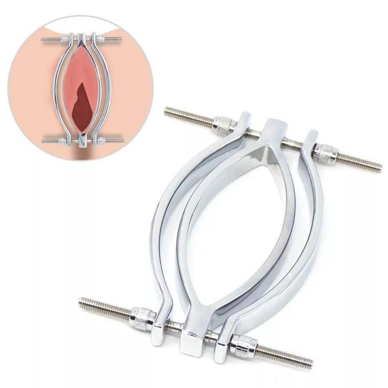 Erotic Toys Vagina Clitoris Stimulator Metal Labia Clip  Clamp 18 Adult Games G-spot Female masturbation Sex Toys For Women