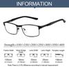 Blue Ray Blocking Presbyopia Eyeglasses Metal Hyperopia Glasses Comfortable Optical Eyewear  Office