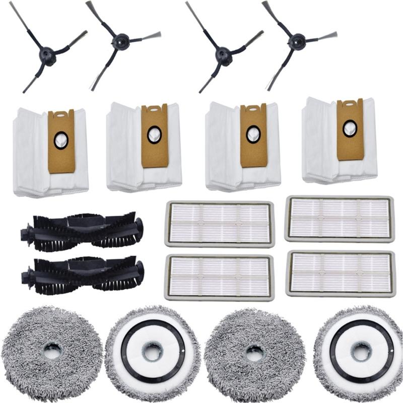 

Vacuum Cleaner Rollers Brush Dust Bag Mop Cloth Plastic Filter Side Brush Robot Vacuum Accessories Suitable for Model 1