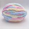 6pcs Gradient Chunky Yarn for Cushions Super Bulky Polyester Yarn Bundle (200g) - Extra Thick Ombre Yarn for DIY Pillow Covers