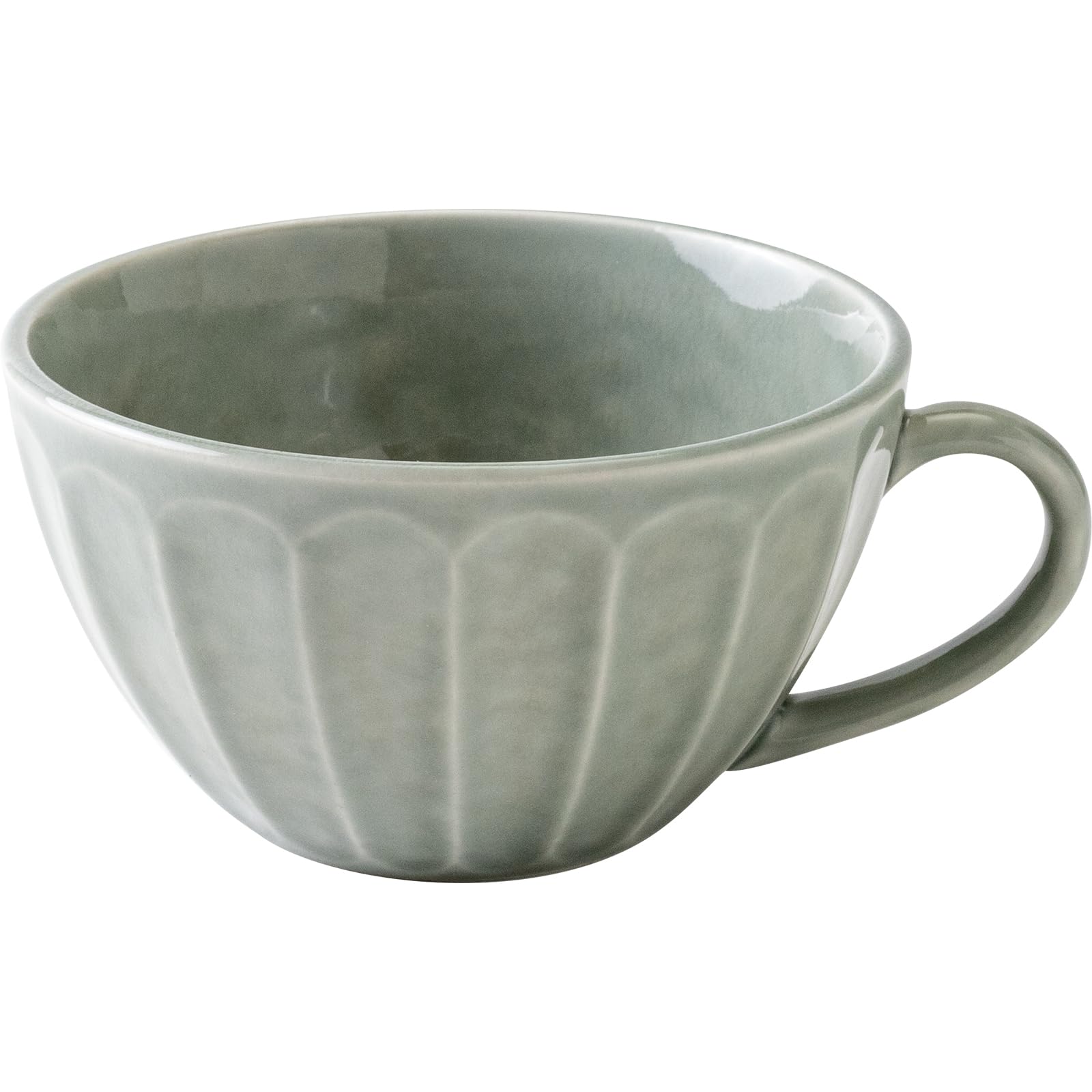 

Minoru Pottery Crystal Soup Cup, Powder Blue