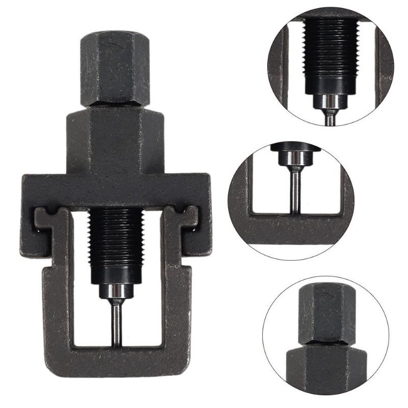 Motorcycle Chain Breaker Riveting Tool Link Removal Splitter DID Heavy Duty Chain Cutter Riveting Tool Carbon Steel Repair Tool