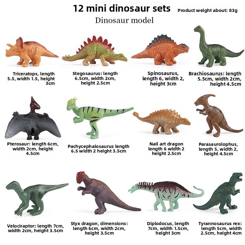 Mini Wild Animal Model Set With Plastic Figures For Educational Display And Collection