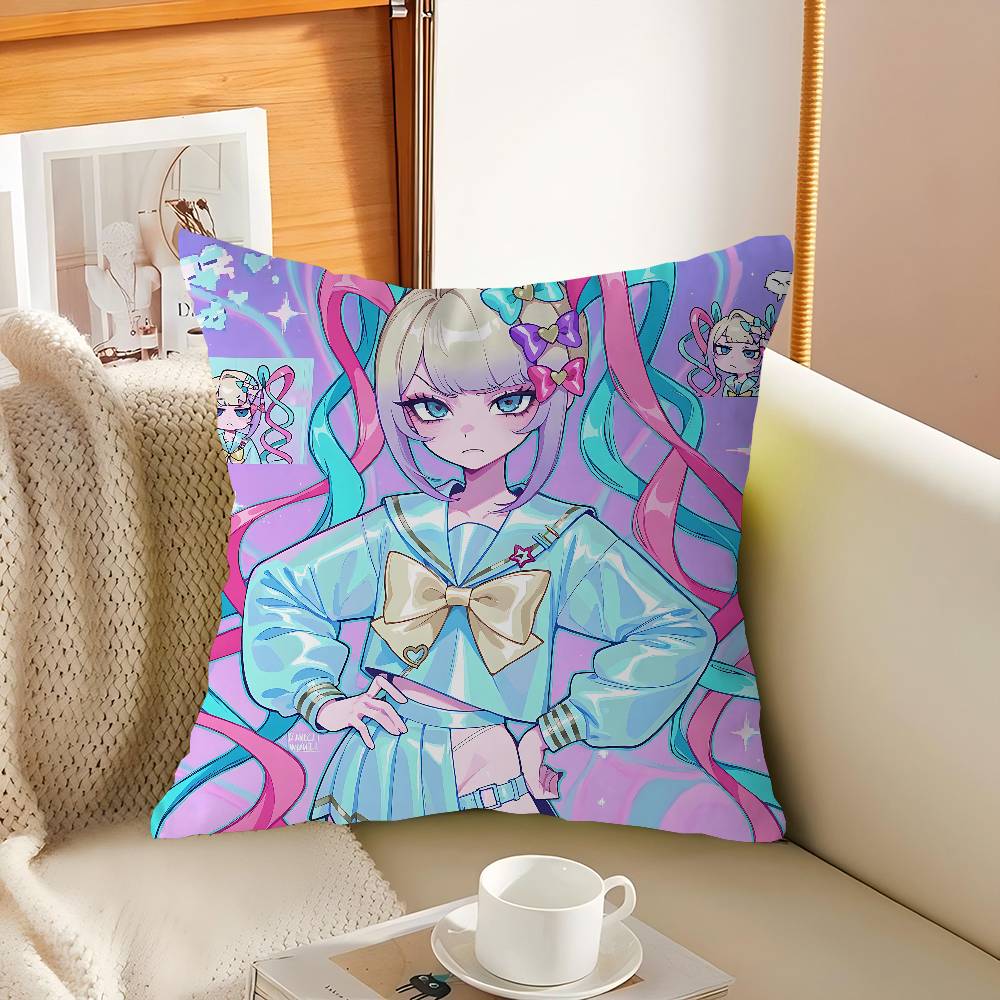 Needy Girl Overdose Game 45*45cm Cushion Cover Pillow Cover Decor Pillowcase Home Pillowcase For Couch Pillow