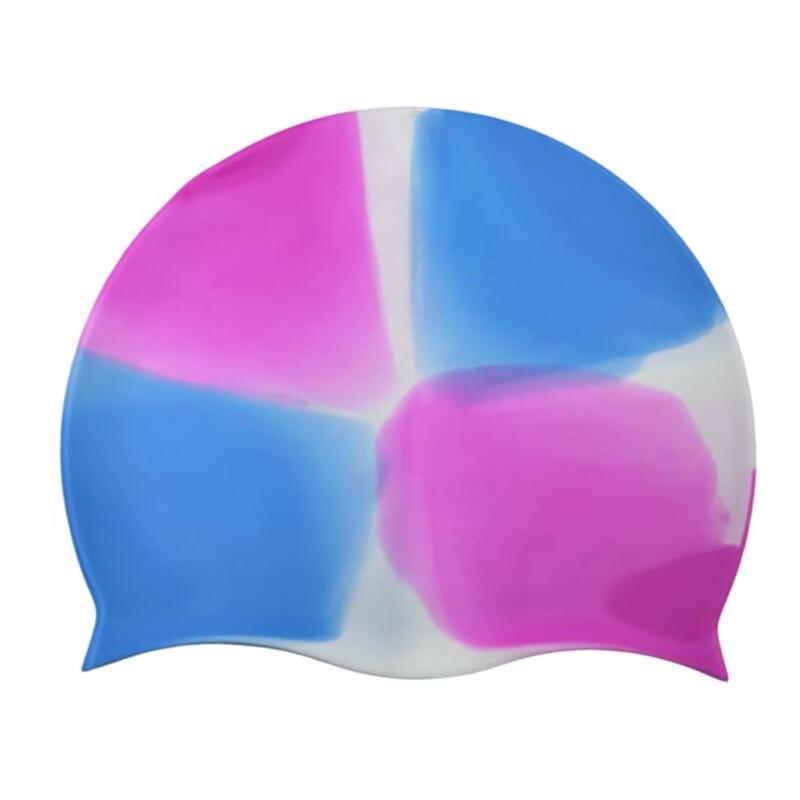 Junwen Kids Soft Silicone Ear Protection Swim Cap - Colorful 2-Pack
