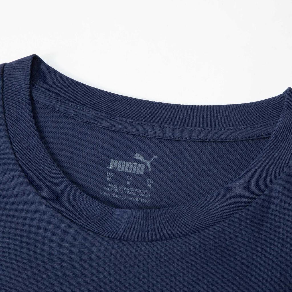Puma Breathable Moisture-Wicking Comfortable Short Sleeve T-Shirt Men Tops Navy-Blue 68436714