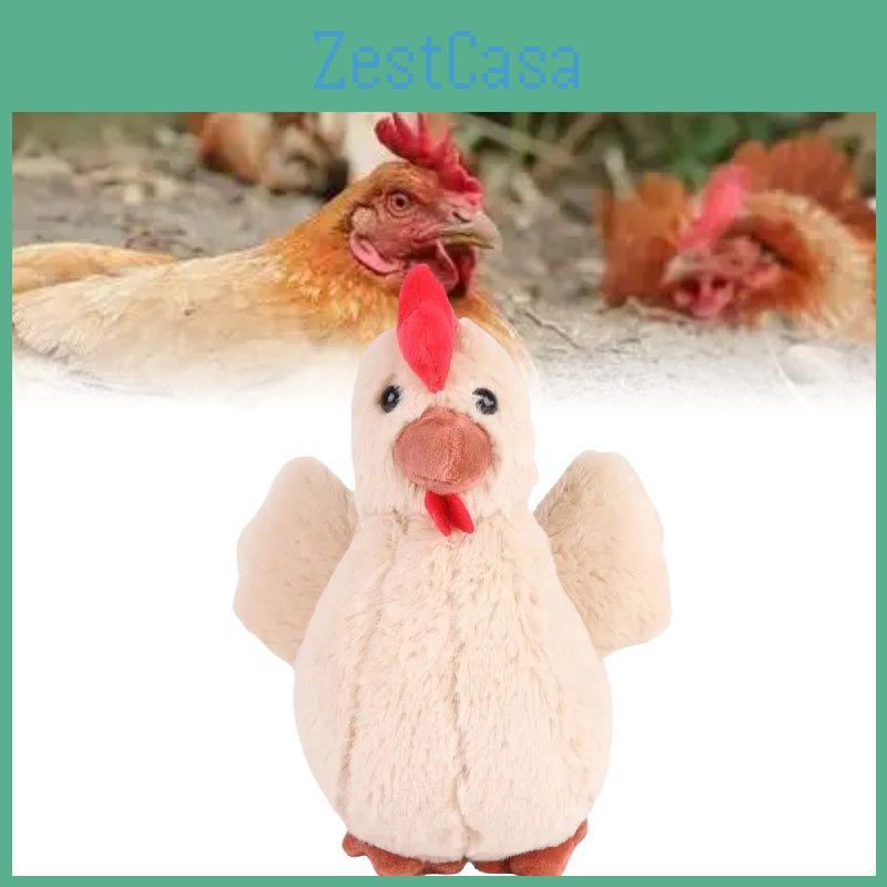 Plush Chicken Cartoon Toy Doll Room Decoration Children Festivals Gift Pp Cotton