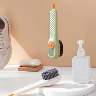 Shoes Cleaning Brush Ergonomic Handle Sturdy Multifunction Soap Dispenser Brush Multifunctional Cleaning Tool