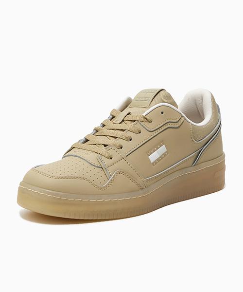 Tommy Jeans Zion Basket Leather Sneakers - Beige (T52F7Ars150Ft1Act)
